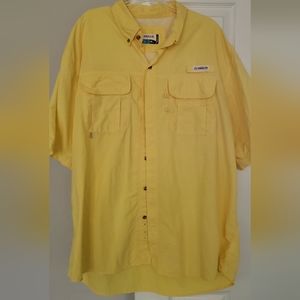 Men's Magellan Short Sleeve Fishing Shirt - XXL Yellow